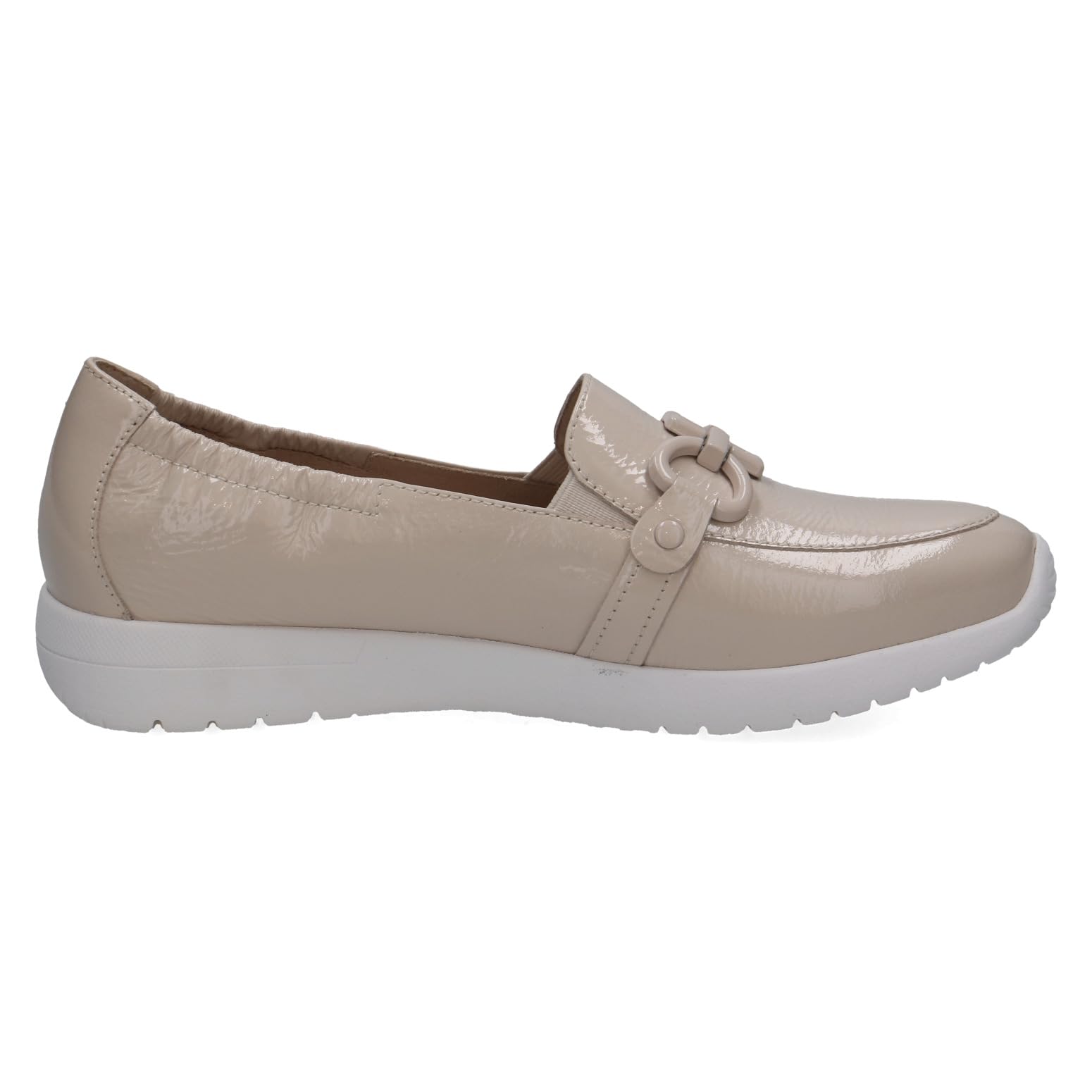 CAPRICE Damen Slipper aus Leder, Weiß (Snow Naplak), 41 – Ansicht 3