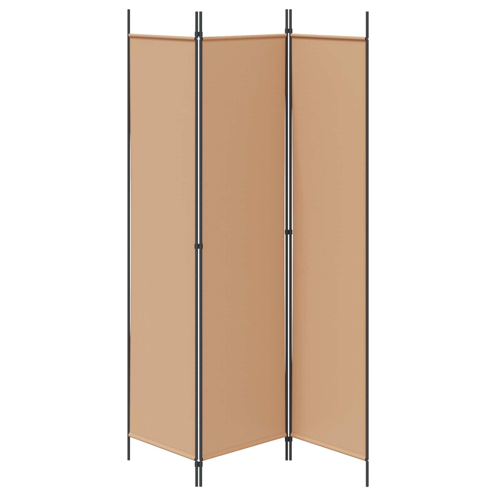 Divisorio da parete spagnola, 3 pezzi, 150 x 200 cm, colore beige