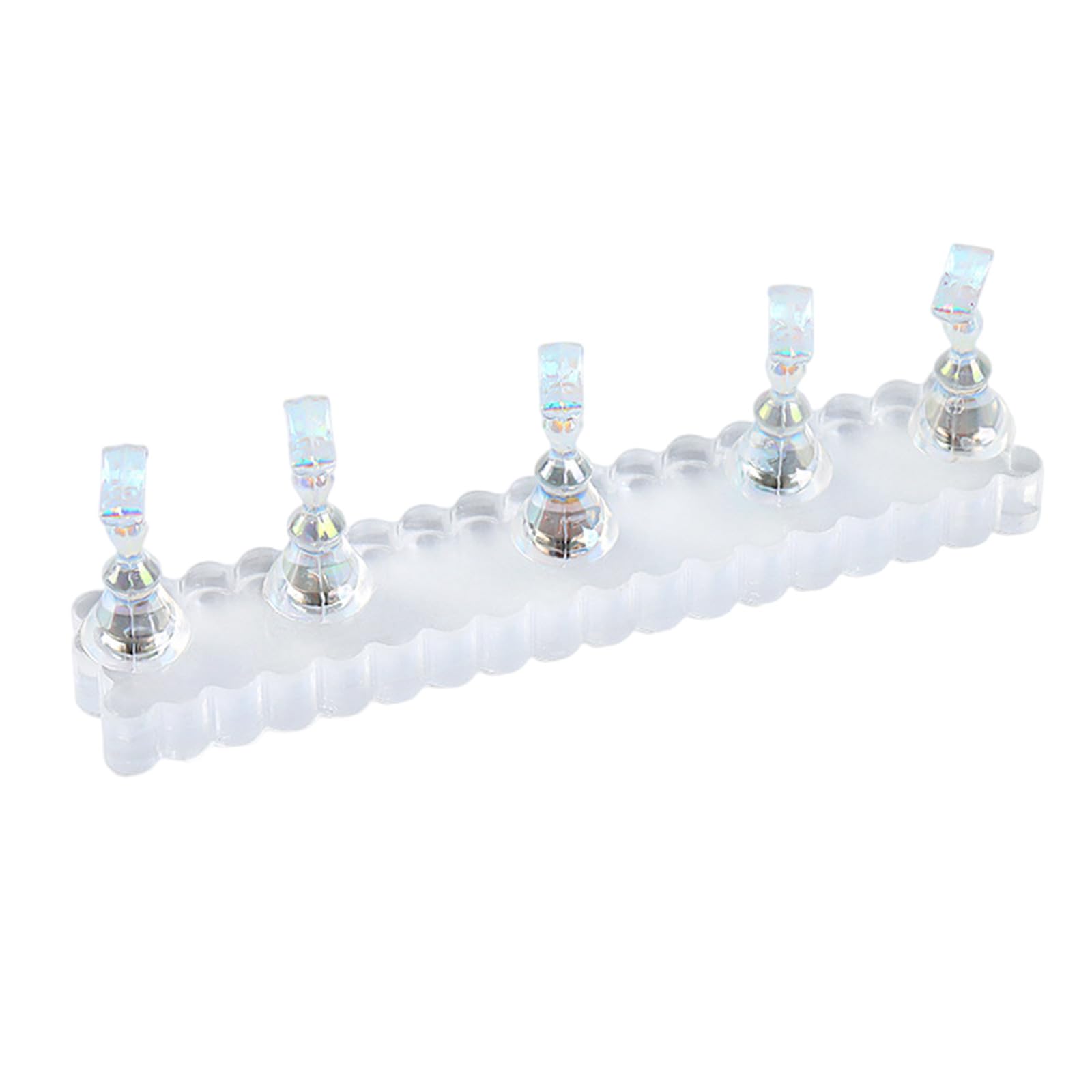 RAFGALDEX Nail Stand for Press on Nail Holder Acrylic Nails Art Display Stand Tips Practice Holder for Salons Nails Art Display Tips Practice for Salons