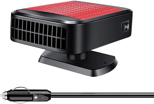 Calentador de automóvil, 12 V, 200 W, ventilador descongelador, calentador de automóvil, 2 en 1, calefacción y refrigeración, descongelador de