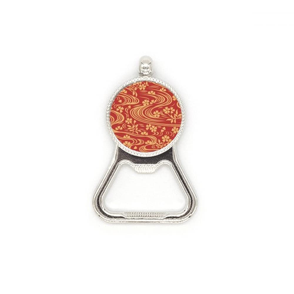 Décapsuleur bouclé inox fleur japonaise pour vos apéritifs