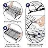 Geesta 2/3/4-Tier Upgraded Collapsible Cooling Rack with Adjustable 3 Setting De... #2