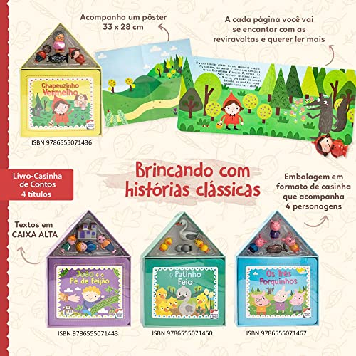 Livro-Casinha de Contos: Chapeuzinho Vermelho