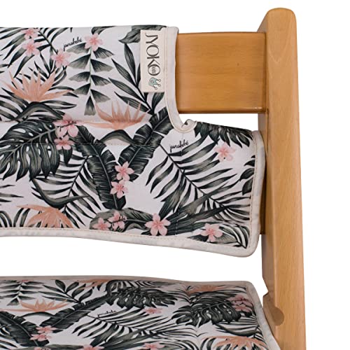 Image of JYOKO Kids Cushion Made Cotton 100% Compatible with Stokke Tripp Trapp high Chair (African Sunset)