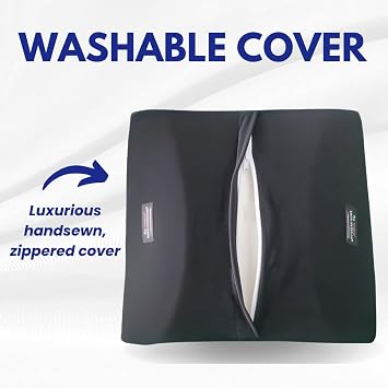 Bodyline Back-Huggar - Thin - Bucket Seat Style - The Original Lumbar Cushion Black