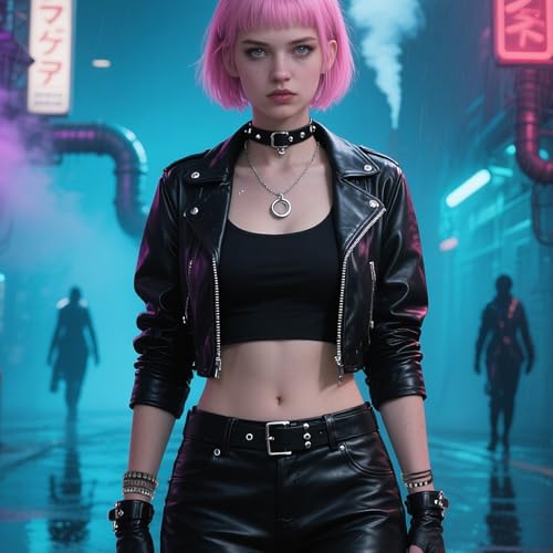 Ouligay 4 Stück Punk Nietenarmband Nieten Armband Schwarz Rock Lederarmband Besetztes Armbänder für Herren Damen, Gothic Armreif Punk Schmuck Leder Studded Bracelet für Halloween Party Rock Konzert