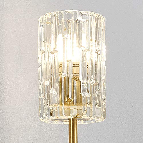 Luminaire Géométrique en Métal et Verre Transparent Applique E14
