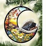 🐶 PERSONALIZADO ESPECIAL: Cualquier persona que vea este maravilloso regalo conmemorativo para mascotas podrá recordar sus propios recuerdos felices de su mascota. Atrapasueños hecho a mano para mascotas en conmemoración de una querida mascota que cruzó el puente arcoíris. El diseño bonito y único les ayuda a recordar siempre el tiempo inolvidable que pasan con sus mascotas.