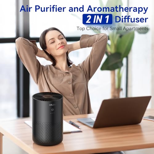 Air Purifiers for Home Bedroom,KQLKJ H13 True HEPA Air Purifier with Fragrance Sponge for - image 3