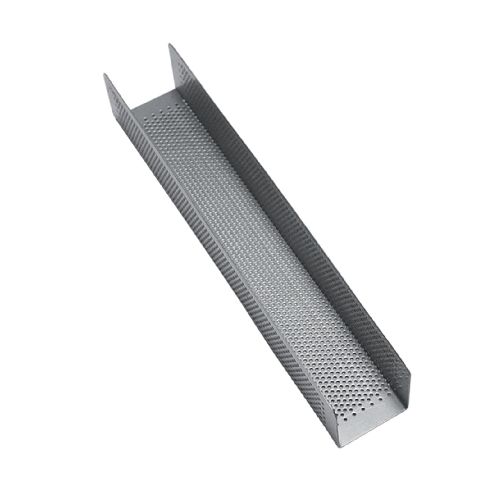 U Shape Molde de Acero Inoxidable para Galletas Antiadherente con Bandeja Perforada para Pasteles Y Pan Hojaldrado Resistente Al Adecuado, 25 Cm X 4 Cm X 4 Cm