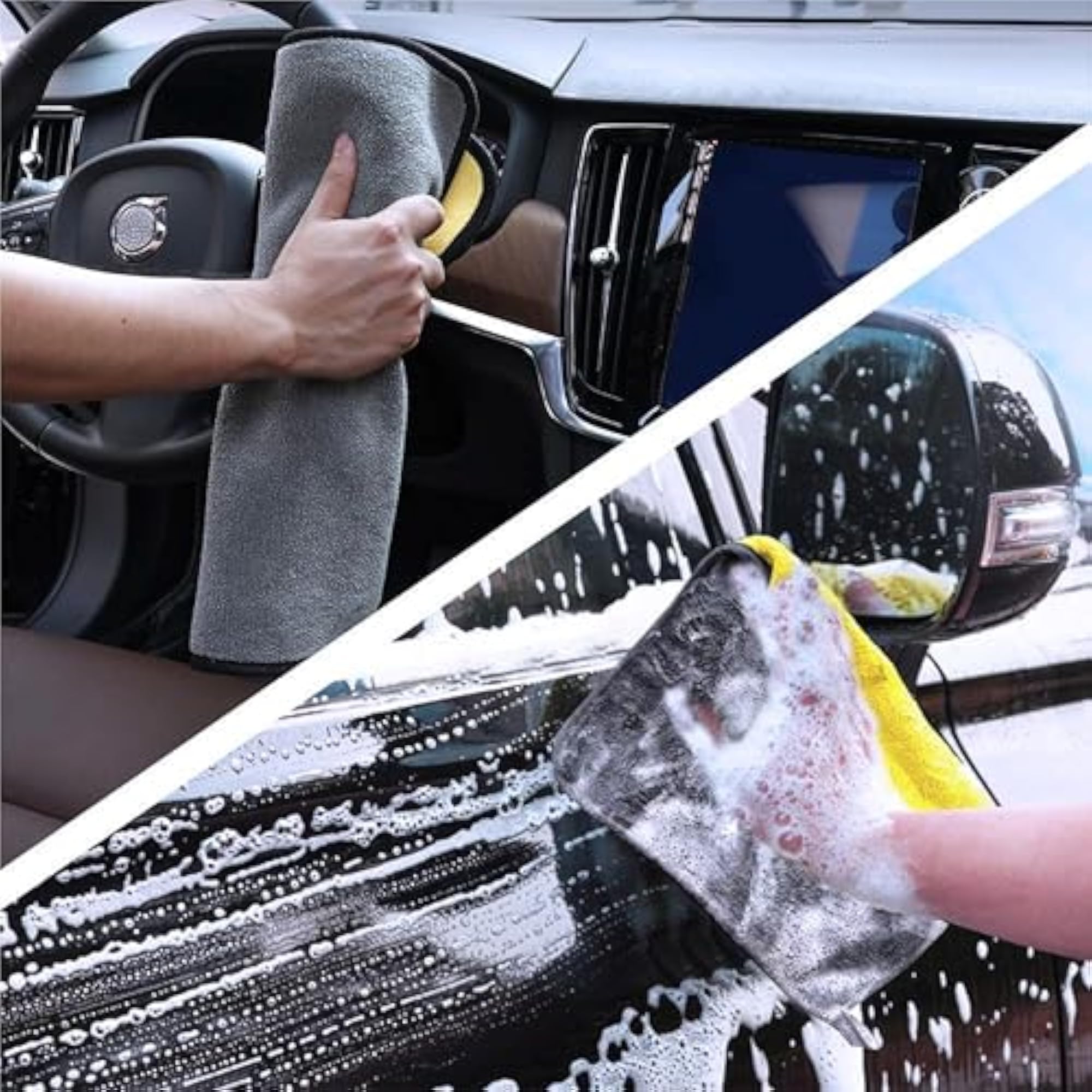 Multipurpose Microfiber Cleaning Towel Cloth for Home & Gym Use