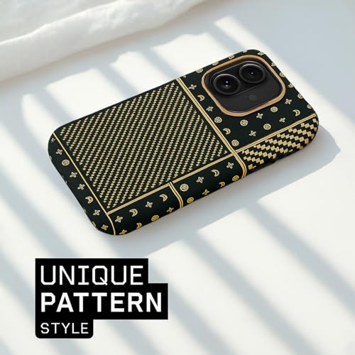 Image of AIBEX Aramid Fiber Mag-Saf Case Compatible for iPhone 16 | Slim Protective Back Cover with Built-in Magnets | Wireless Charging Support | Camera Ring Stand | Shockproof with Air Guard Corners