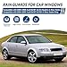 LQQDP 4pcs Front+Rear Smoke Tint Sun/Rain Guard Outside Mount Tape-On Vent Window Visors Compatible with 02-08 B6/B7 A4/A4 Quattro 04-08 S4/RS4 4-Door Sedan