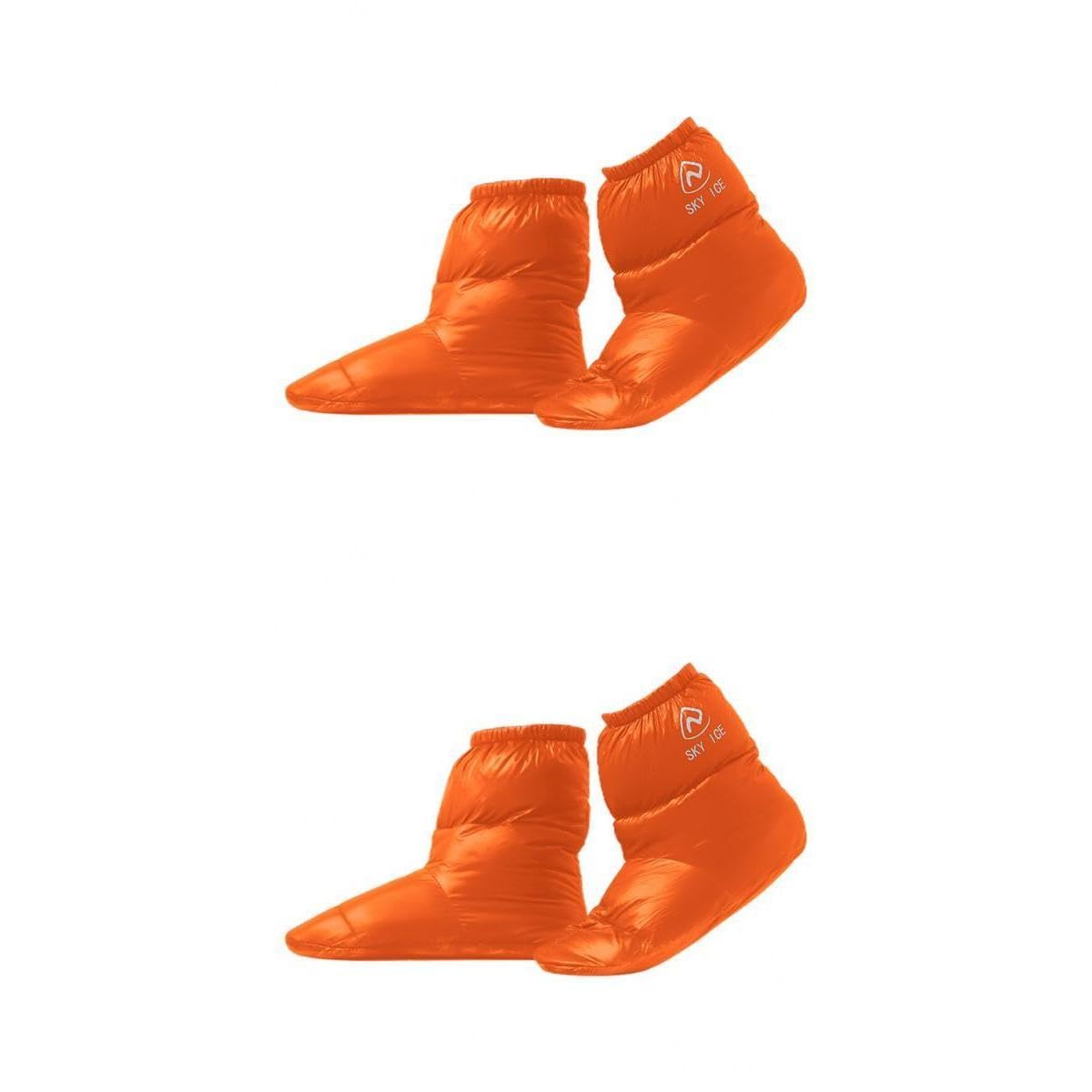 NIVAA 2 Pair Outdoor Duck Down Slippers Sock Shoes Warmer Boot Booties-picture-30