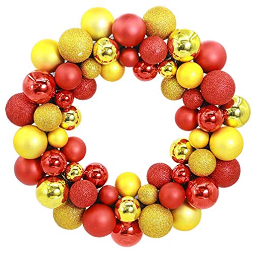 ABOOFAN Grinalda de bolas de Natal, guirlanda de Natal, lâmpadas de Natal, decoração de Natal, decor