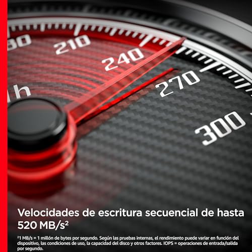 SanDisk Ultra 3D SSD 4 TB SATA 2.5", 3D NAND Technologie, n-Cache 2.0 Technologie, con hasta 560 MB/s, Negro - imagen 3
