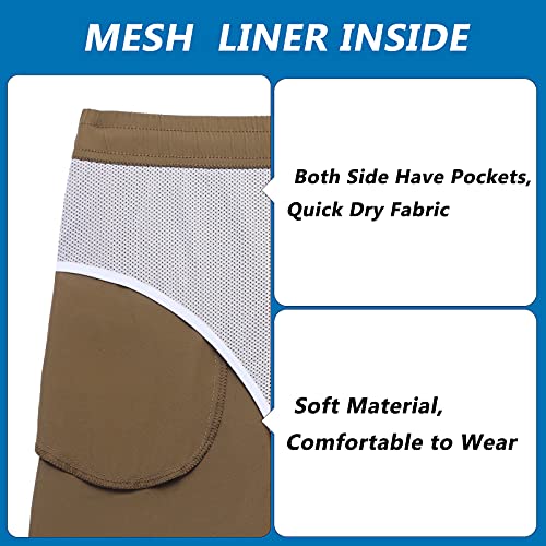 Image of Biwisy Mens Swim Trunks Quick Dry Swim Shorts Mesh Lining Swimwear Bathing Suits with Pockets