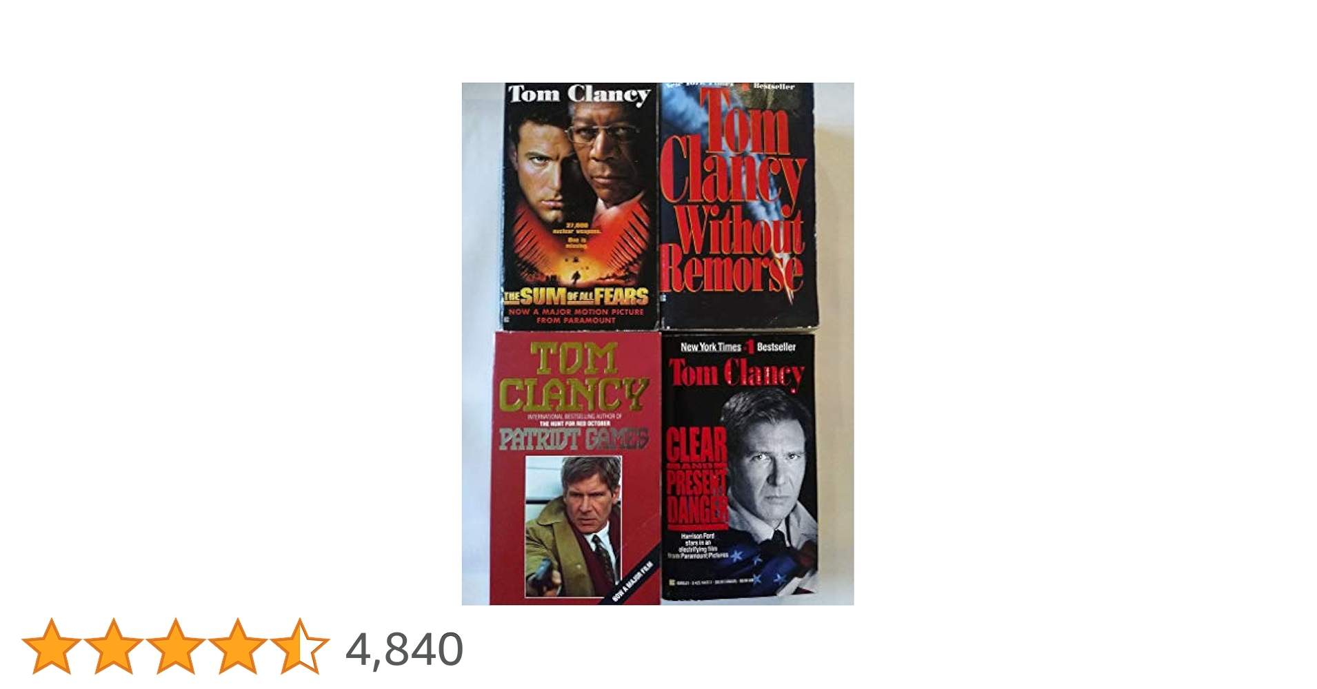 洋書　Tom Clancy The sum of fears The Sum of all Fears Tom Clancy 1st edition 1st print !: Tom