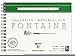 Produktbild Clairefontaine 96320C Malblock, mit Doppelspirale Aquarellpapier Grobkorn-Torchon, Fontaine/Hadern, 18 x 24 cm, 12 Blatt, 300 g Packung, weiß