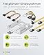 Goobay 65726 SSD Festplatte Halterung für 2,5 Festplatten in 3,5 Gehäuse - Stromkabel 5,25 Stecker zu SATA & SATA Stecker zu Buchse - PC Datenkabel 6 Gbits Set