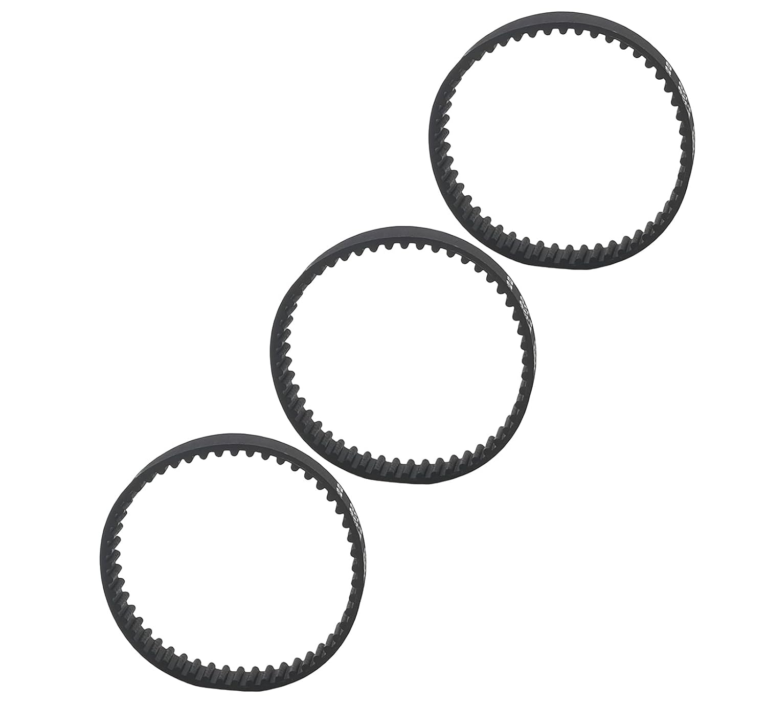 3 pcs Replacement Vacuum Cleaner Belt Compatible with Shark Vertex Ultralight Vacuum Cleaner AZ2002 AZ2000 AZ2000W AZ2000WWK HZ2002 HZ2000 LA502 LA500 LA455 UV850 Replaces 153-3GT-7