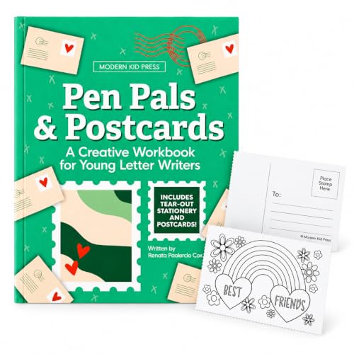 Pen Pals &amp; Postcards: A Letter Writing Workbook for Kids with Tear-Out Stationery and Postcards | Screen-Free Activities for Ages 6–10