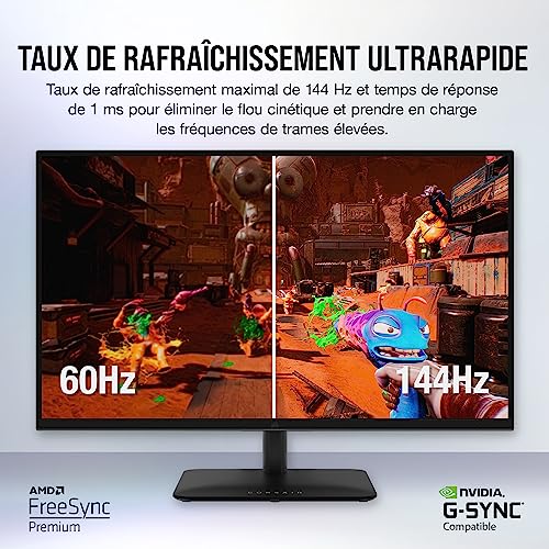 Corsair XENEON 32UHD144 A Moniteur de Jeu 4K de 32 Pouces 144Hz IPS 1ms 3840 x 2160 FreeSync Premium HDR600 DisplayPort HDMI Hub USB C - vue 6