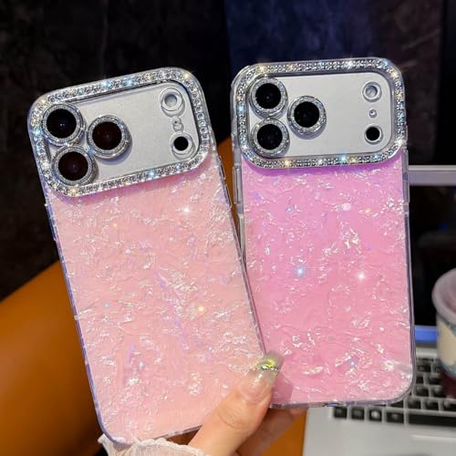 Coque compatible iPhone 16 Pro Max de luxe souple rose haute finition - 2