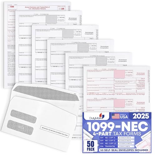 Formularios 1099 y 1099-NEC perfectos para organizar el cierre fiscal en la oficina de contabilidad