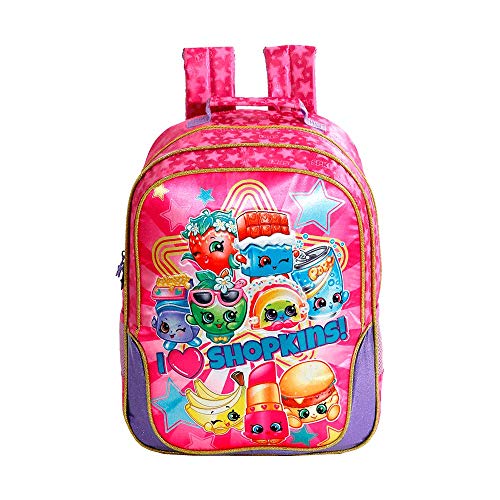 MOCHILA 14 SHOPKINS SQUISHES - 7673 - ARTIGO ESCOLAR