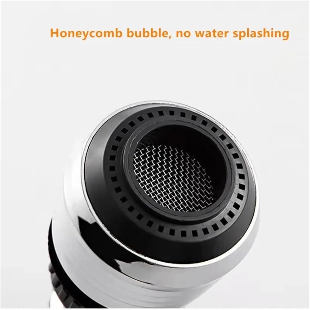 1-5PCS Cucina Splash Head Rubinetto Estensore Universale Soffione Doccia Booster Filtro Rotante Aeratore Esteso e Risparmio Acqua (Giunto, 5PCS)