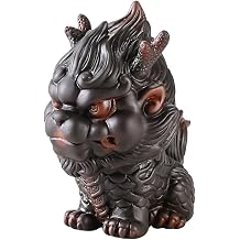Kung Fu Tea Pet Chinese Kirin Tea Pet Purple Clay Tray Ornaments Zen Home Decor Ideal Accessories for Lovers