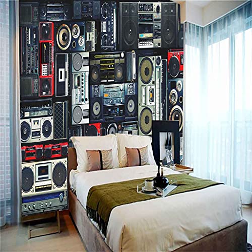 Poster mural personnalisé en toile adhésive 3D style rétro - 5