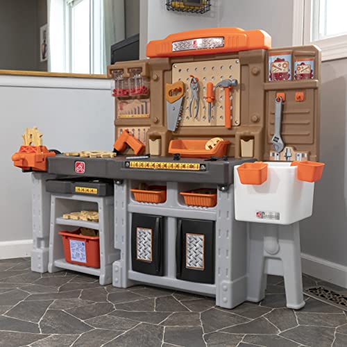 Step2 489099 Pro Play Kids Workshop Play Set, Indoor/Oudoor Tool Bench, Toddlers Ages 3+ Years Old thumb #1