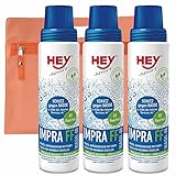 Hey Sport Imprägniermittel - 3er Pack (3 x 250ml) + RennerXXL Kulturbeutel