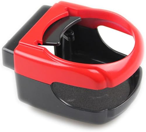 Soporte para bebidas para coche, soporte para taza de ventilación de aire, color rojo, soporte para bebidas