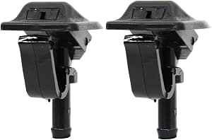 VEELECP Windshield Washer Nozzle Kit For 2006-2010 Jeep Commander/Liberty & 2007-2012 Dodge Nitro (2 Pack) - View #5
