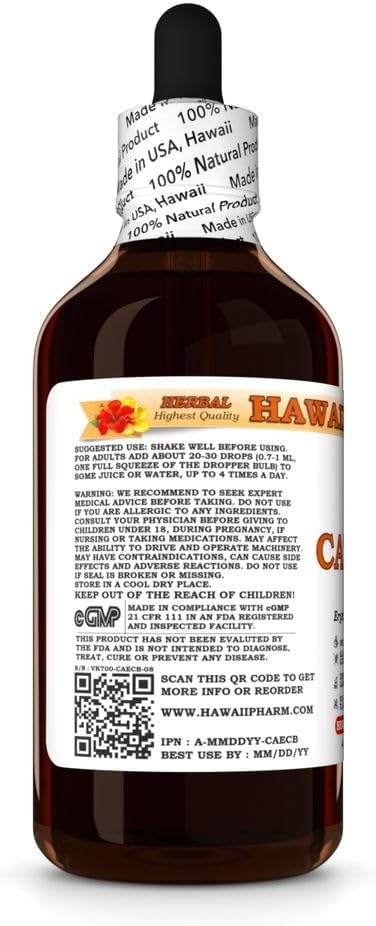 Hawaii Pharm Catuaba Bark Liquid Extract, 4 fl oz, 15-Pack