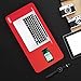 immagine 2WERICO PU Cuoio Pad da Ufficio Multifunzionale,Impermeabile Antiscivolo Anti-Sporco Tappetino Mouse per Ufficio, Casa e Viaggi 60x30 cm (Rosso + Giallo)