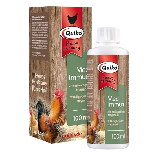 Quiko Hobby Farming – Med Immun para gallinas 100 ml – Vitaminas para gallinas – Accesorios para gallinas