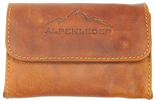 Blague À Tabac Shaq | Cuir De Buffle | Tabatière Marron | by Alpenleder (Cognac)