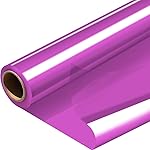 PerkHomy Colored Cellophane Wrap Roll 16 x 100\' 3 Mil Thick Cellophane For Gift Basket Treats Goodie Wrapping Craft Flower Bouquet Plastic (Pink, 100ft (16in Width))