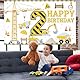 Tasoraor Bagger Deko Geburtstag 2 Jahre Banner - 2 Geburtstagsdeko Baustelle Dekoration Hintergrund 180 x 110 cm, Traktor Partybanner für 2. Kindergeburtstag Party Junge