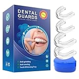 4 Piezas Férula Dental Bruxismo, Protector Dental Para Dormir, Kit De Protección Dental, Protector Bucal Para Dormir, Escudo Dental Con Caja De Higiene Prevenir El Bruxismo Y Roncar (2 Tamaños)