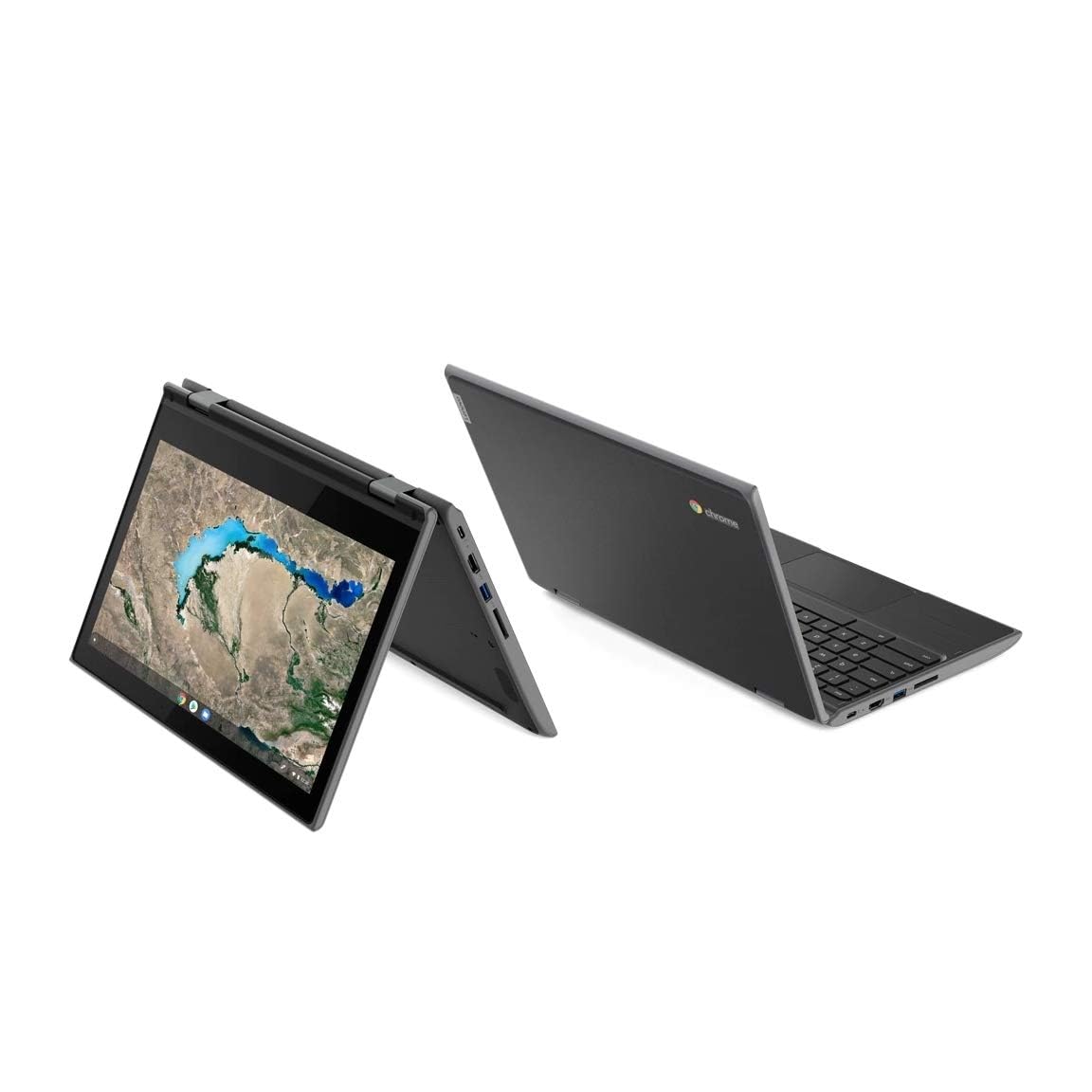 Lenovo Chromebook 300e Ordinateur portable tactile 2 en 1 11,6" (1366 x 768), AMD A4-9120C, 4 Go de RAM, SSD 32 Go, clavier japonais, Chrome OS (reconditionné)