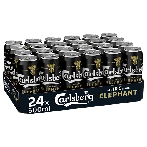 Carlsberg Elephant Extra Strong 10,5 % Vol. Dosenbier 0,5 l | 24 Starkbier Dosen in vollmundig, kräftigem Geschmack… - Image 6