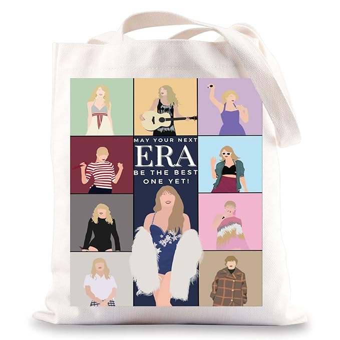 CRAFT MANIACS TAYLOR SWIIFTIE TS Concert Tour Tote Bag Music Loves Gifts Music Concert Shoulder Bag Singer 2024 Concert Merchandise