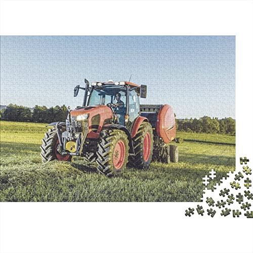 Puzzle 3D tracteur en bois mécanique pour soirée détente salon