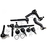 10 Piece Suspension Steering Kit for DODGE 2WD RAM 1500 Inner & Outer Tie Rod Ends, Upper & Lower...