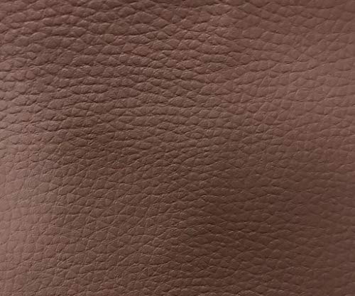 A-Express Premium Gekörnt Wasserdicht Kunstleder Gekörnt Lederimitat Texturiert Lederstoff Meterware - 100cm x 140cm (Braun)
